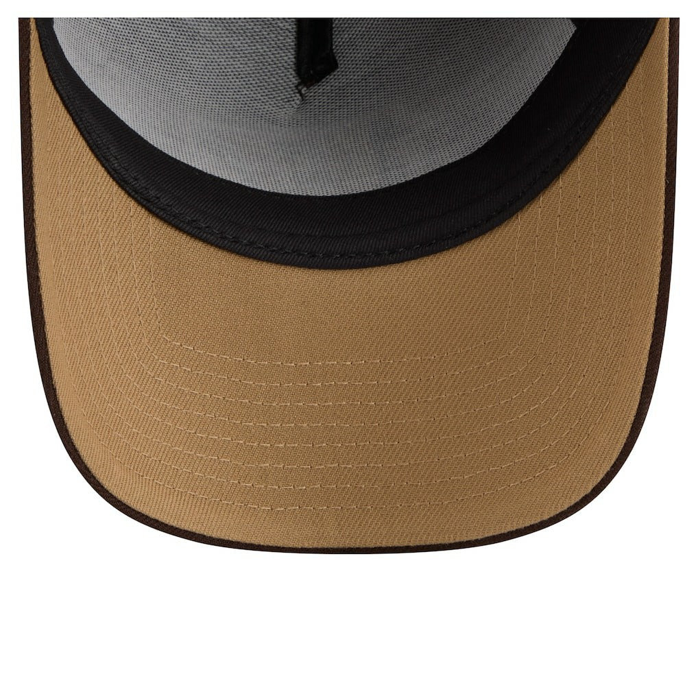 Cincinnati Bengals New Era Burnt Wood A-Frame 9FORTY Adjustable Hat Dark Brown