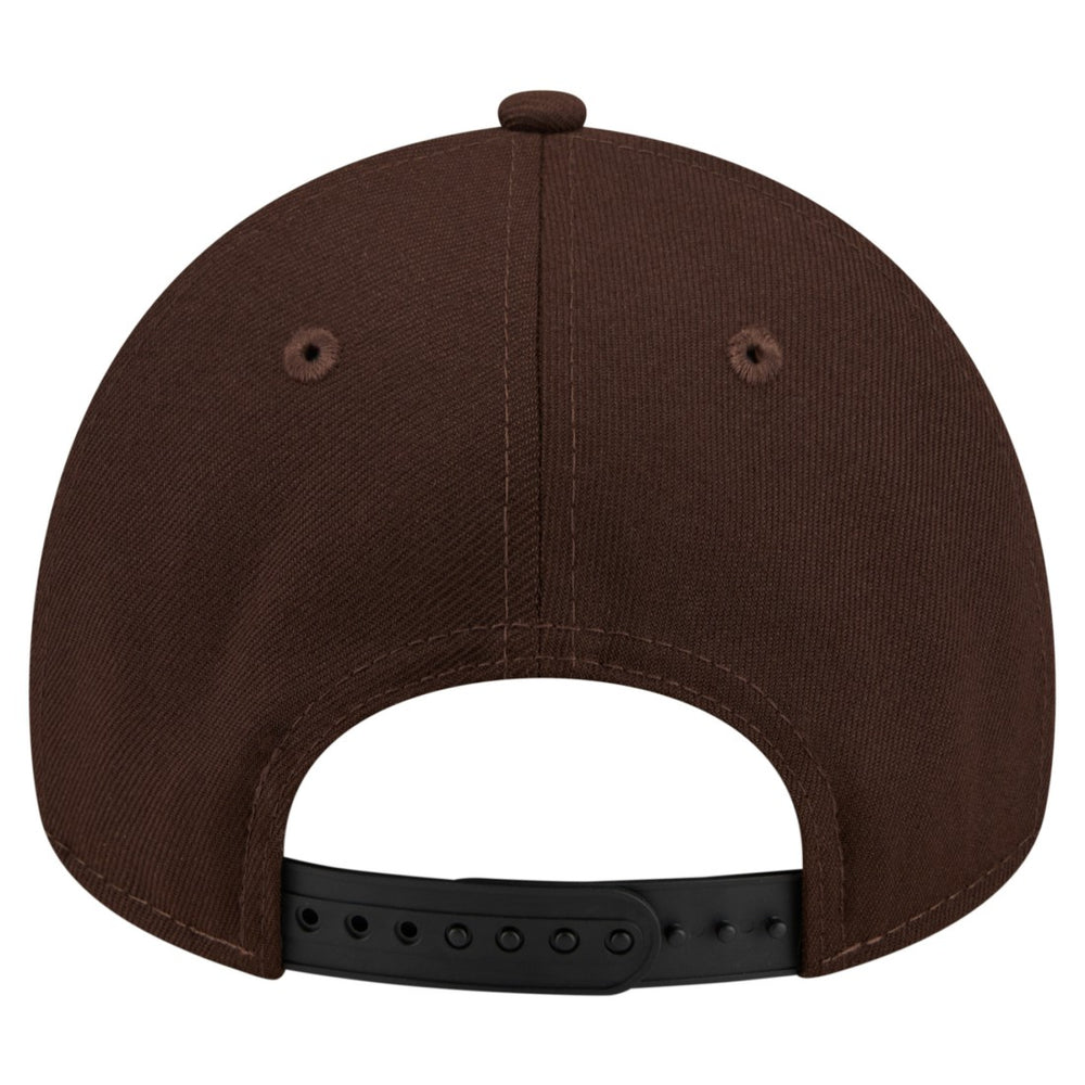 Tampa Bay Buccaneers New Era Burnt Wood A-Frame 9FORTY Adjustable Hat Dark Brown
