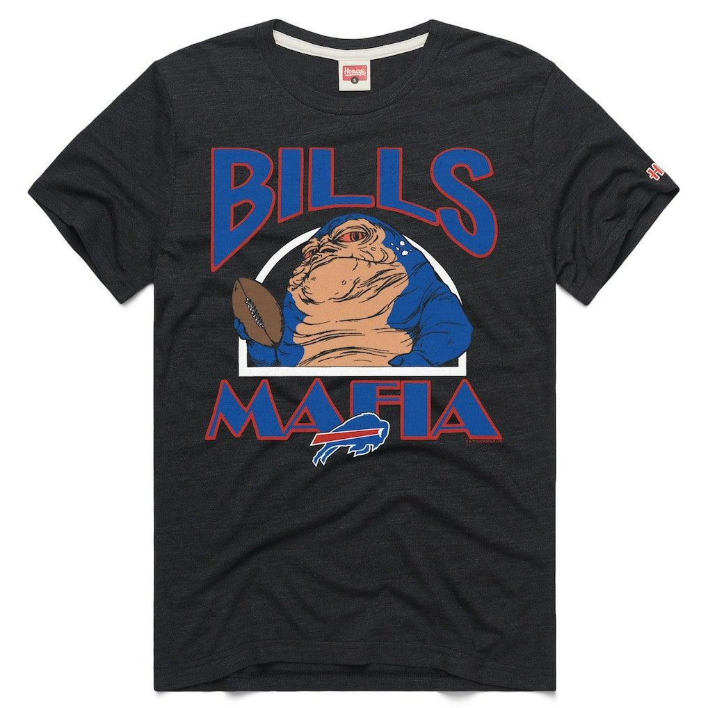 Buffalo Bills Homage Unisex Star Wars x NFL Tri-Blend T-Shirt Charcoal