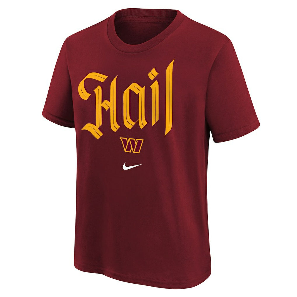 Nike Washington Commanders Youth Hail T-Shirt Burgundy