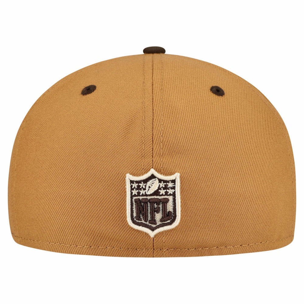 Dallas Cowboys New Era Two-Tone Walnut 59FIFTY Fitted Hat Light Brown/Dark Brown