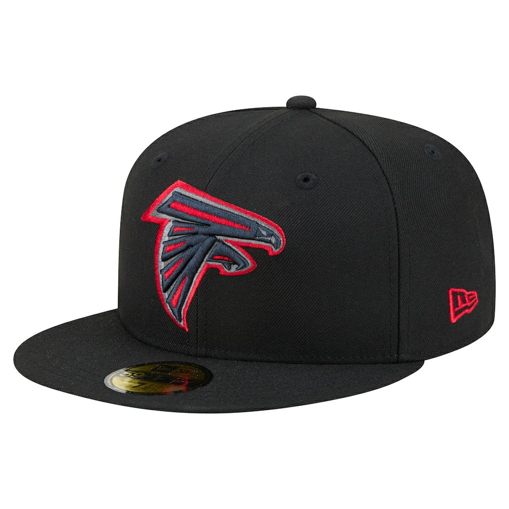 Atlanta Falcons New Era Color Pop 59FIFTY Fitted Hat Black