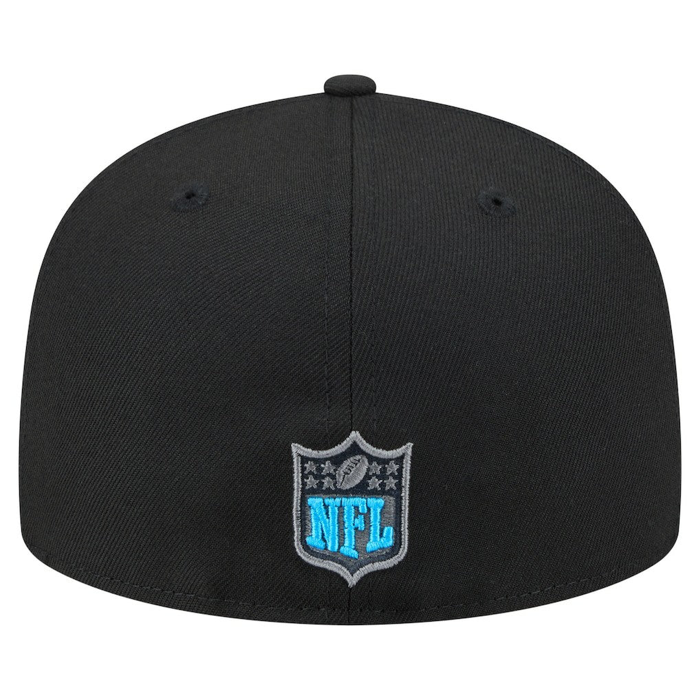 Carolina Panthers New Era Color Pop 59FIFTY Fitted Hat Black