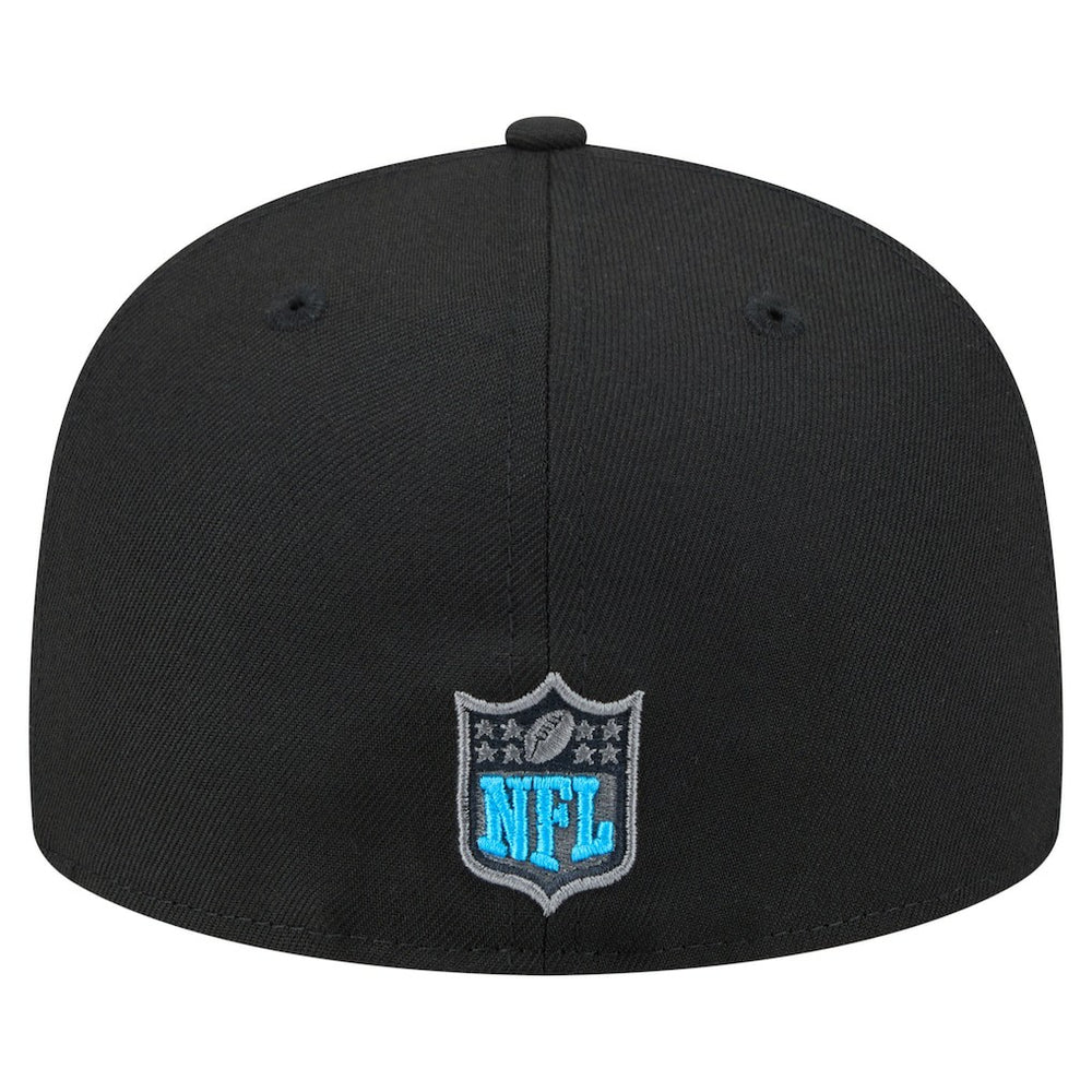 Carolina Panthers New Era Color Pop 59FIFTY Fitted Hat Black