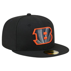 Cincinnati Bengals New Era Color Pop 59FIFTY Fitted Hat Black
