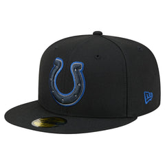 Indianapolis Colts New Era Color Pop 59FIFTY Fitted Hat Black