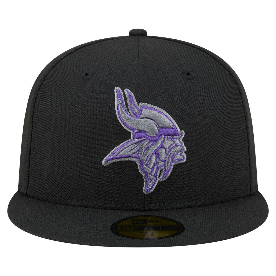 Minnesota Vikings New Era Color Pop 59FIFTY Fitted Hat Black