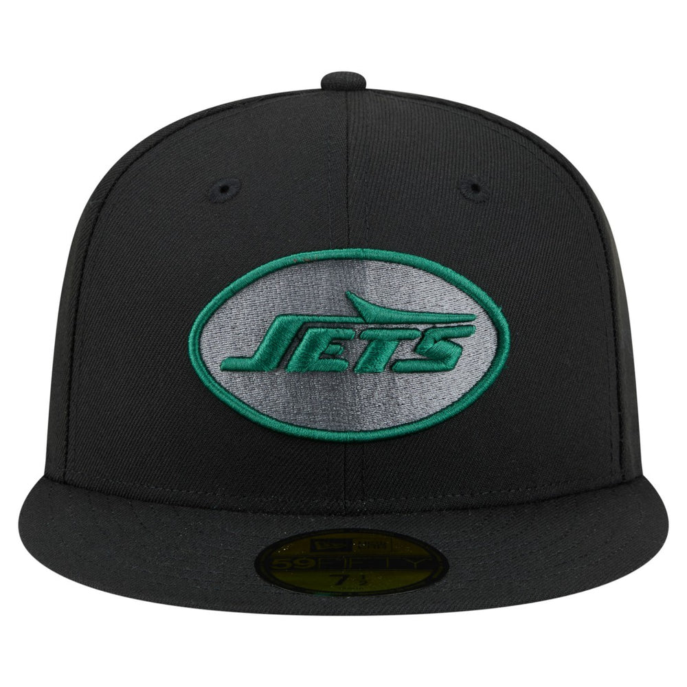 New York Jets New Era Color Pop 59FIFTY Fitted Hat Black