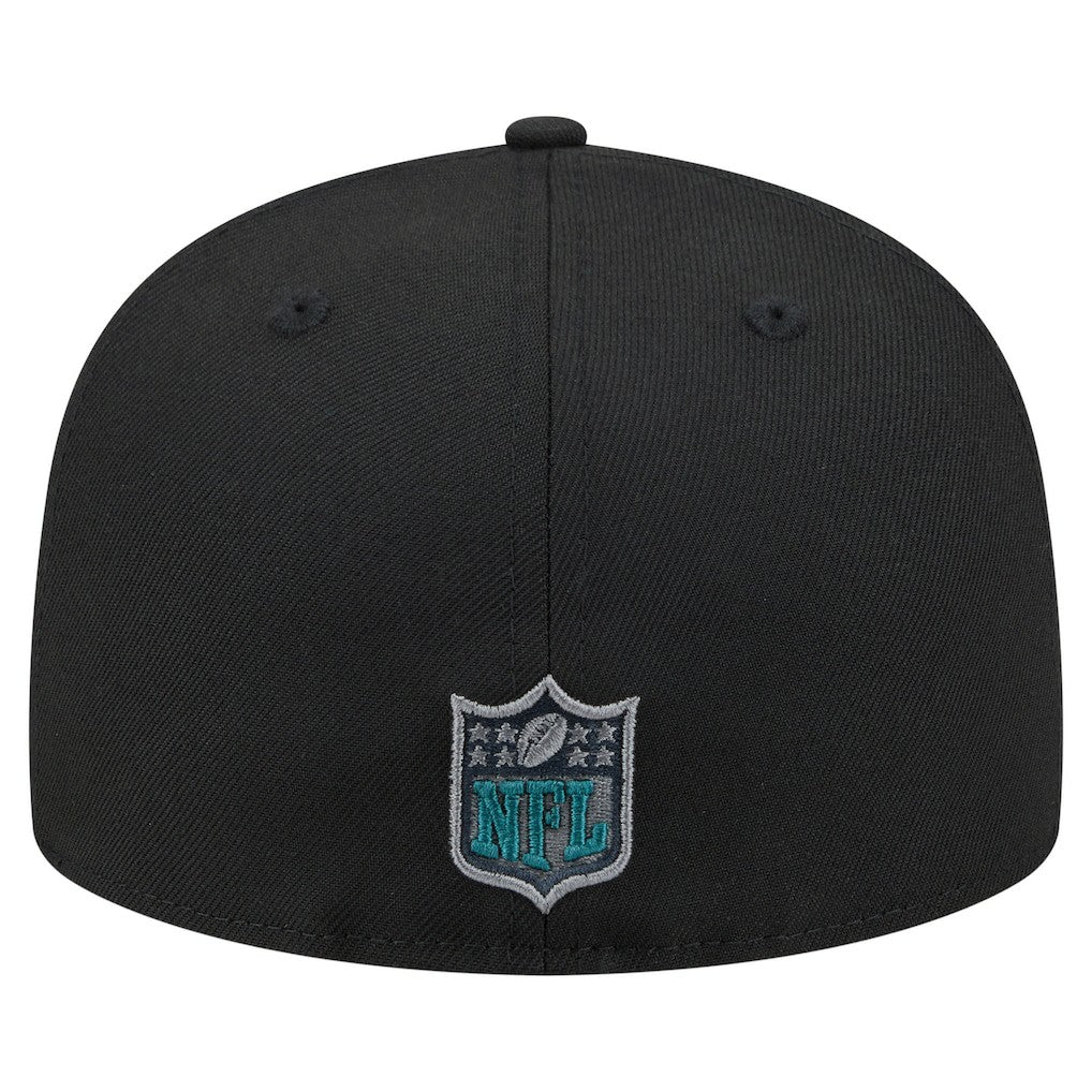 Philadelphia Eagles New Era Color Pop 59FIFTY Fitted Hat Black