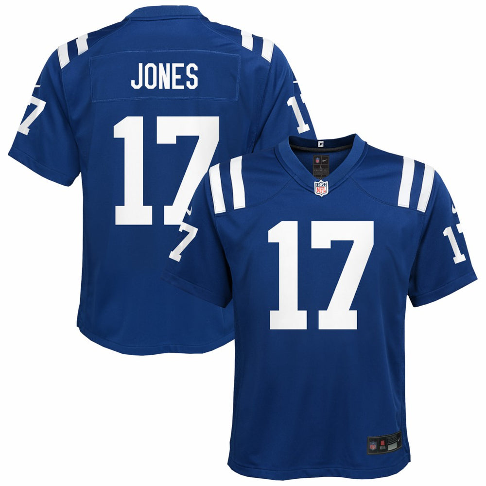 Nike Daniel Jones Indianapolis Colts Youth Alternate 2 Game Jersey Royal