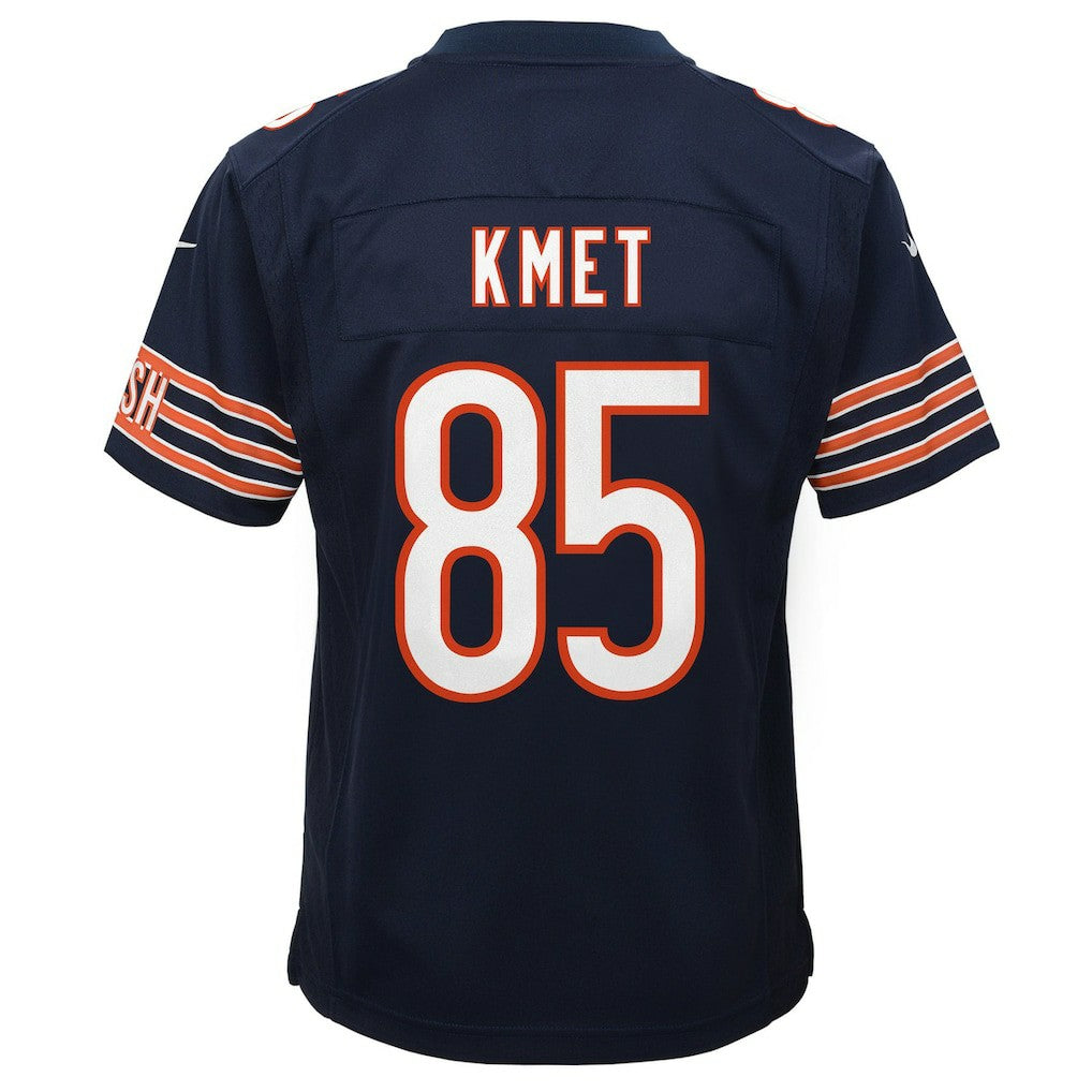Nike Cole Kmet Chicago Bears Youth Team Game Jersey Navy