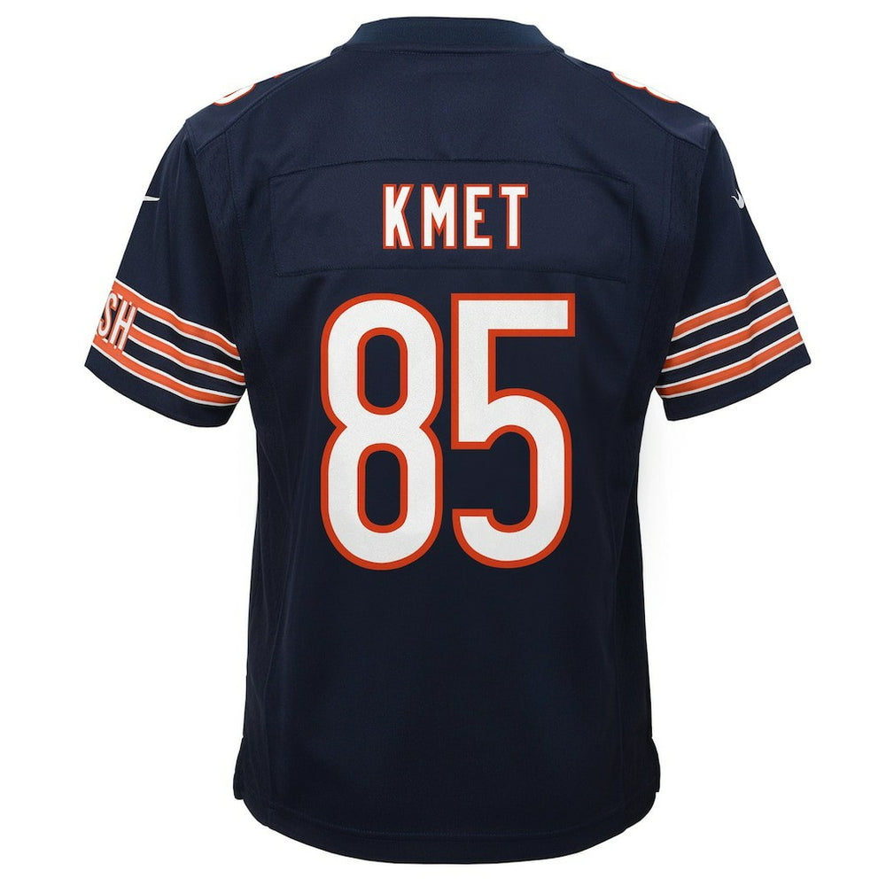 Nike Cole Kmet Chicago Bears Youth Team Game Jersey Navy