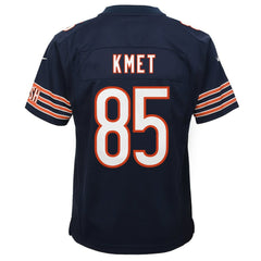 Nike Cole Kmet Chicago Bears Youth Team Game Jersey Navy