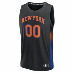 New York Knicks Youth Fastbreak Custom Jersey Statement Edition Black | Fanatics discount