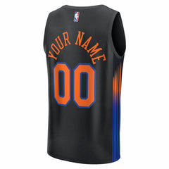 New York Knicks Youth Fastbreak Custom Jersey Statement Edition Black | Fanatics discount