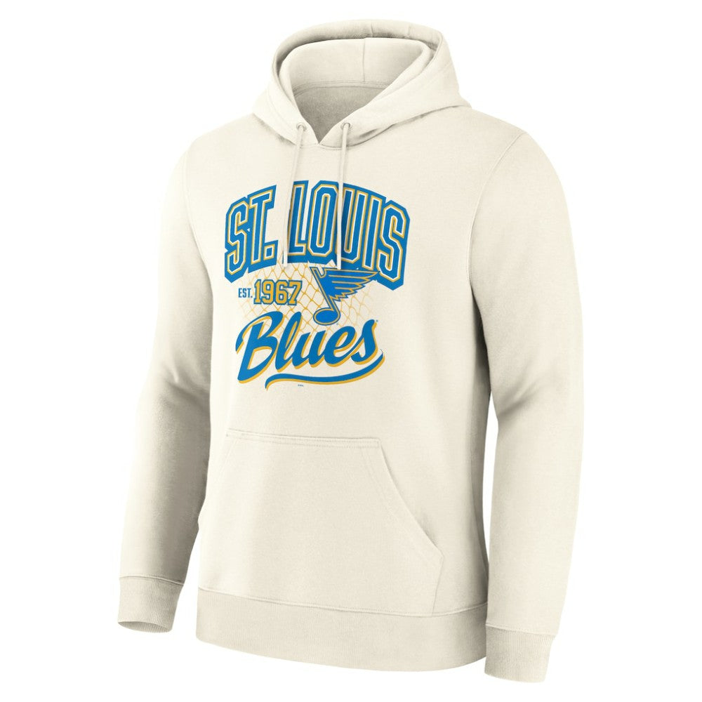 St. Louis Blues Fanatics Legacy Hoodie - Cream - NHL 203497454