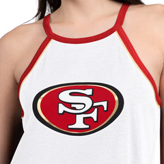 San Francisco 49ers G-III 4Her by Carl Banks Women's Redemption Win Slub Tank Top White