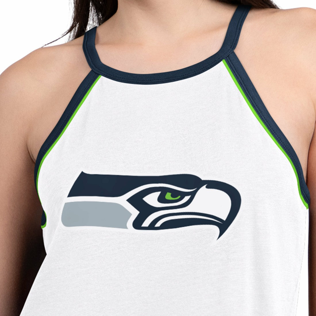 Seattle Seahawks G-III 4Her by Carl Banks Women's Redemption Win Slub Tank Top White