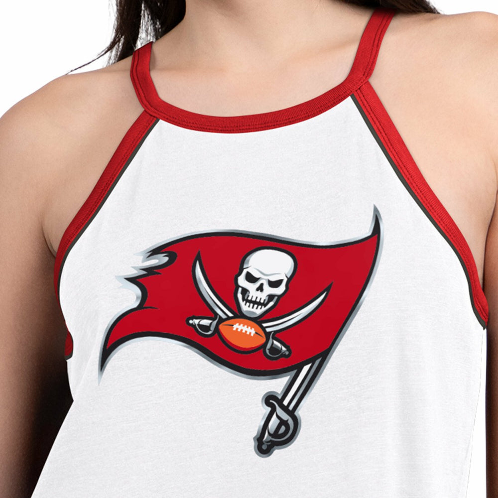 Tampa Bay Buccaneers G-III 4Her by Carl Banks Women's Redemption Win Slub Tank Top White