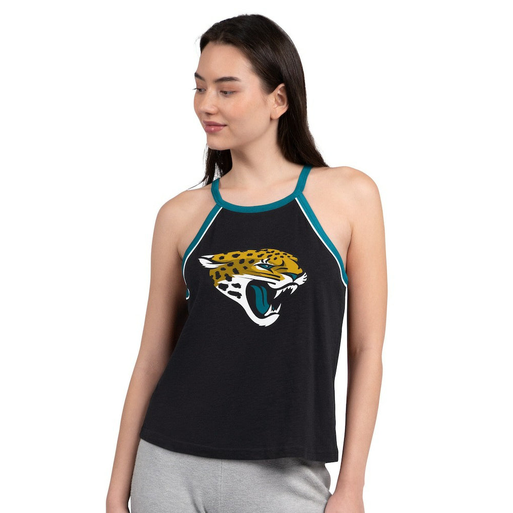 Jacksonville Jaguars G-III 4Her by Carl Banks Women's Redemption Win Slub Tank Top Black