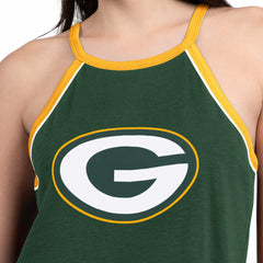 Green Bay Packers G-III 4Her by Carl Banks Women's Redemption Win Slub Tank Top Green