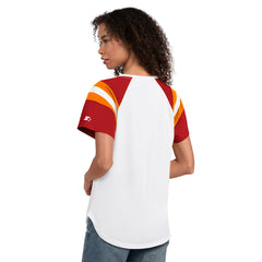 Tampa Bay Buccaneers Starter Women's Game On Notch Neck T-Shirt White