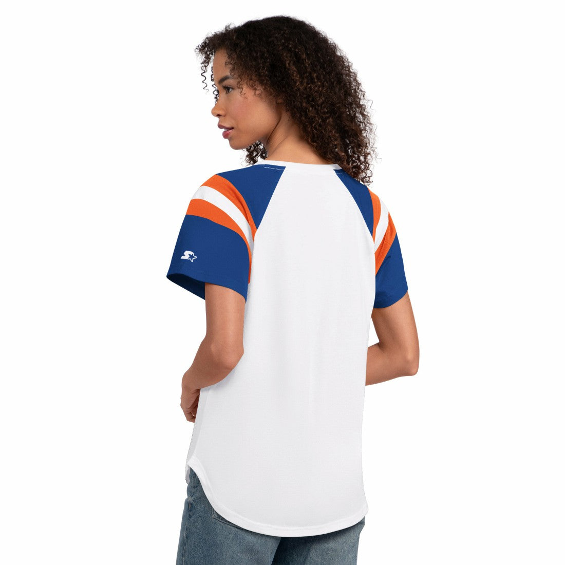 Denver Broncos Starter Women's Game On Notch Neck T-Shirt White