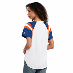 Denver Broncos Starter Women's Game On Notch Neck T-Shirt White