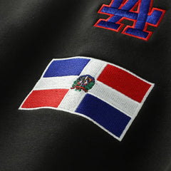 Los Angeles Dodgers New Era Dominican Republic Country Flag Hoodie - Black - New Era Online