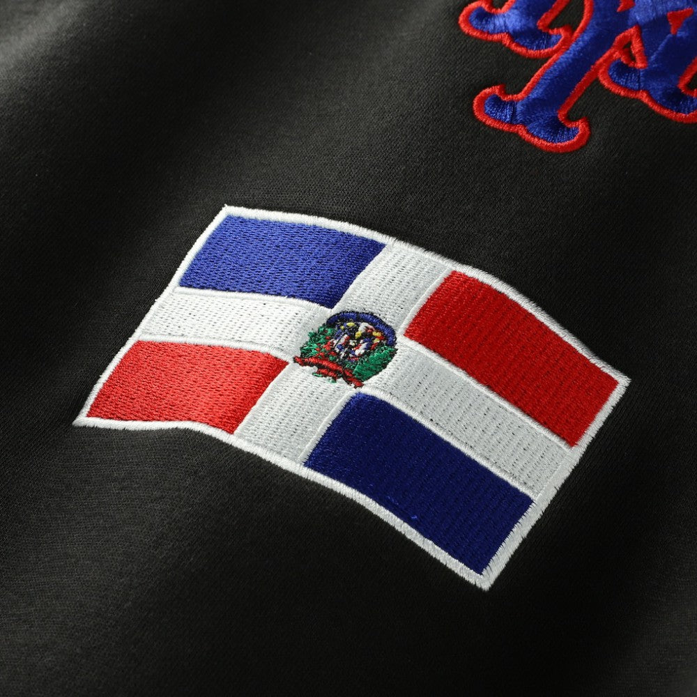 New York Mets New Era Dominican Republic Country Flag Hoodie - Black - New Era Online