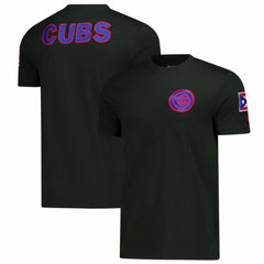 Chicago Cubs New Era Puerto Rico Country Flag T-Shirt - Black - New Era Discount