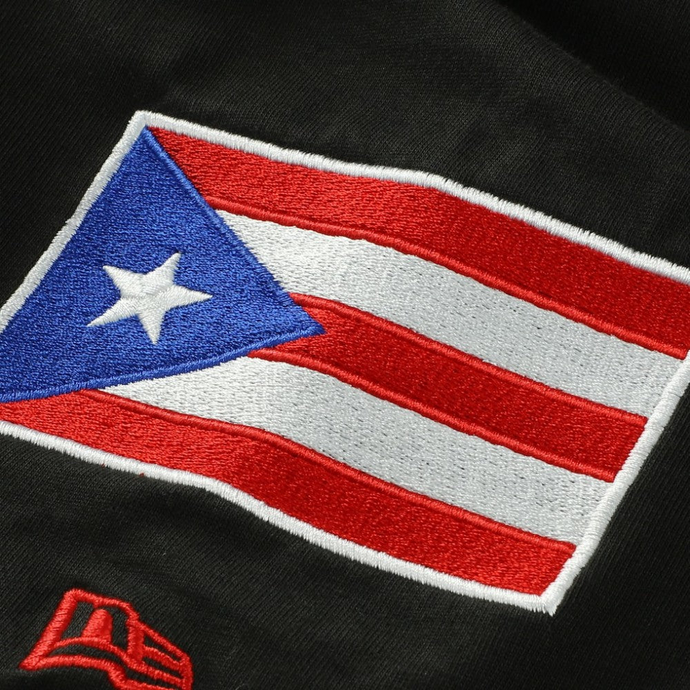 Chicago Cubs New Era Puerto Rico Country Flag T-Shirt - Black - New Era Discount