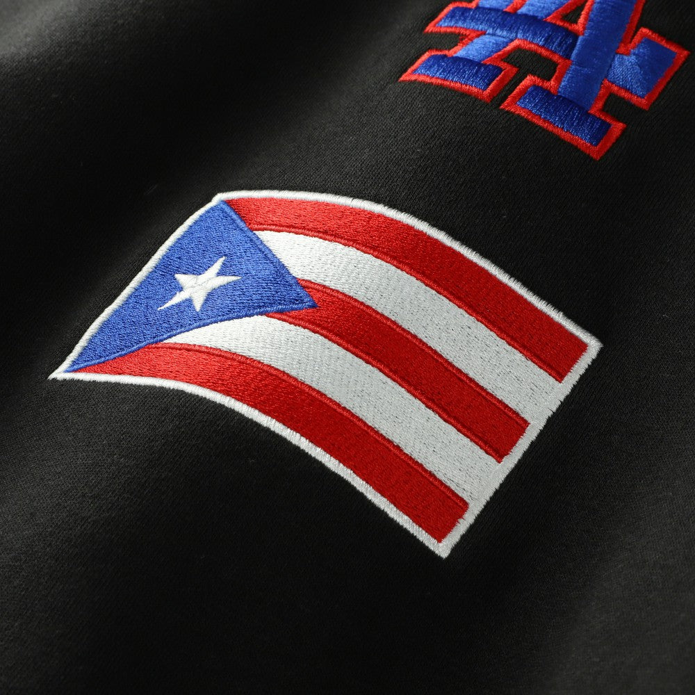 Los Angeles Dodgers New Era Puerto Rico Country Flag Hoodie - Black - New Era Online