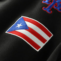 New York Mets New Era Puerto Rico Country Flag Hoodie - Black - New Era Lifestyle