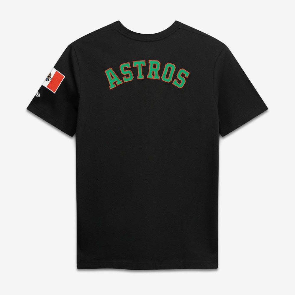 Houston Astros New Era Mexico Country Flag T-Shirt - Black - New Era Sale