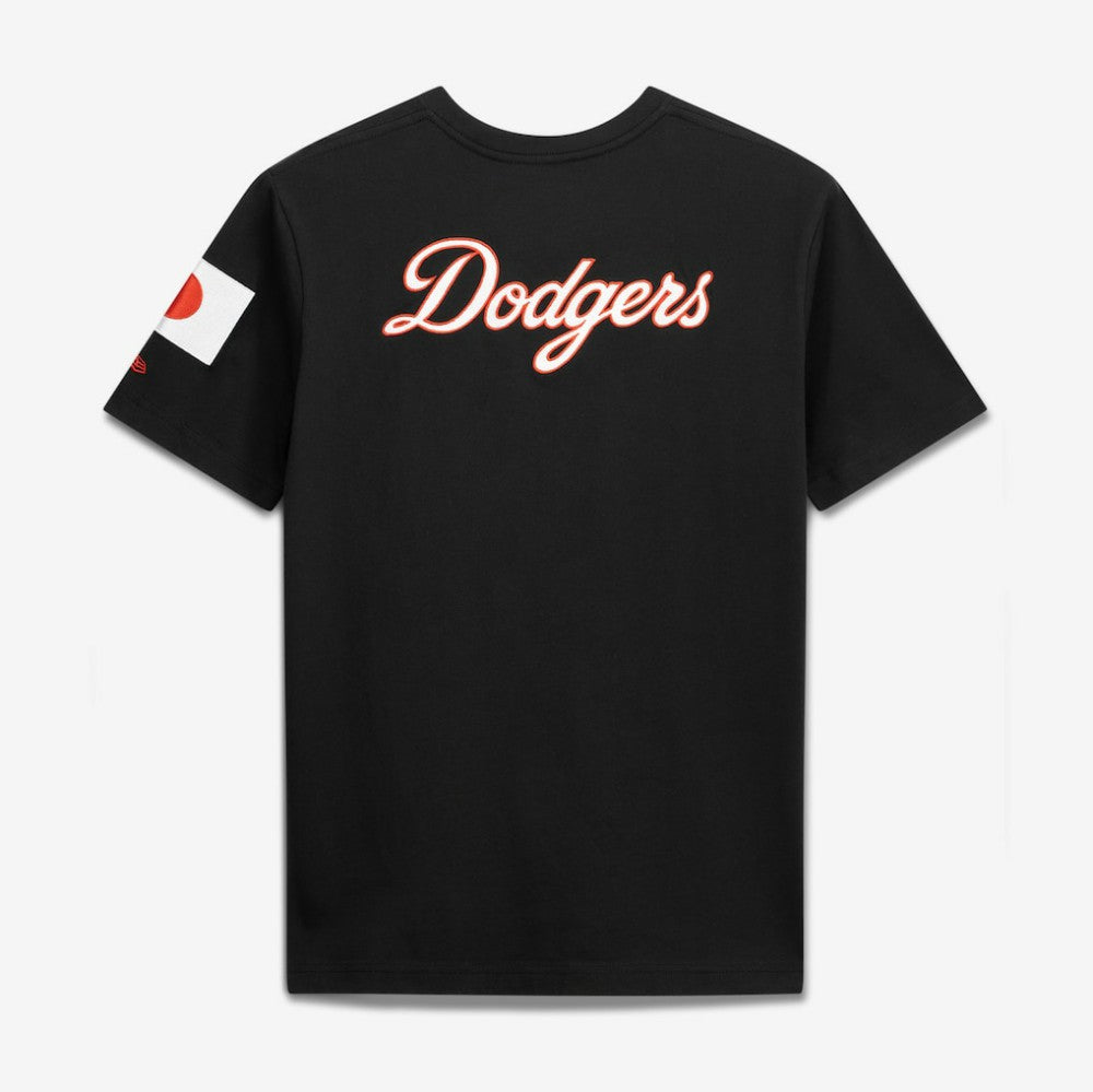 Los Angeles Dodgers New Era Japan Country Flag T-Shirt - Black - New Era Online