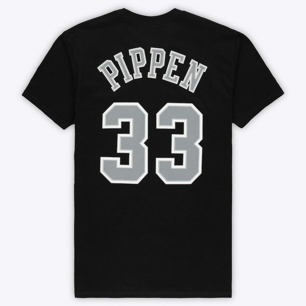 Scottie Pippen Chicago Bulls Unisex Hardwood Classics Reload 3.0 T-Shirt for sale Black | Mitchell & Ness online