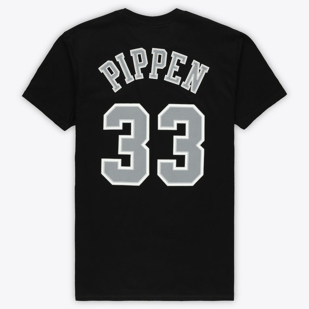 Scottie Pippen Chicago Bulls Unisex Hardwood Classics Reload 3.0 T-Shirt for sale Black | Mitchell & Ness online