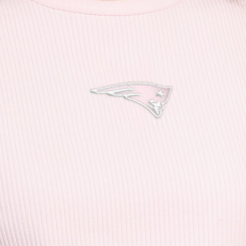 New England Patriots Starter Women's Travel Pastels Cropped Tank Pastel Pink