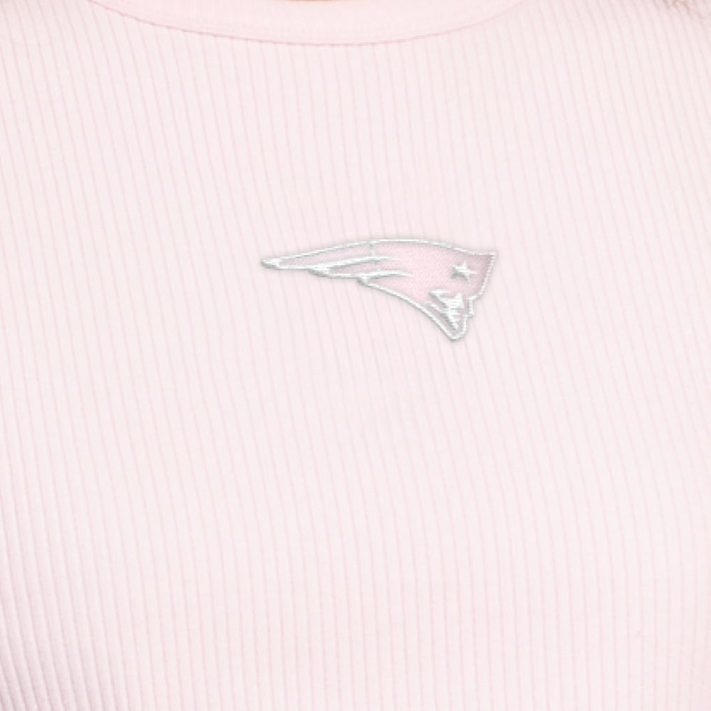 New England Patriots Starter Women's Travel Pastels Cropped Tank Pastel Pink
