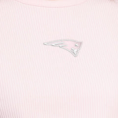 New England Patriots Starter Women's Travel Pastels Cropped Tank Pastel Pink