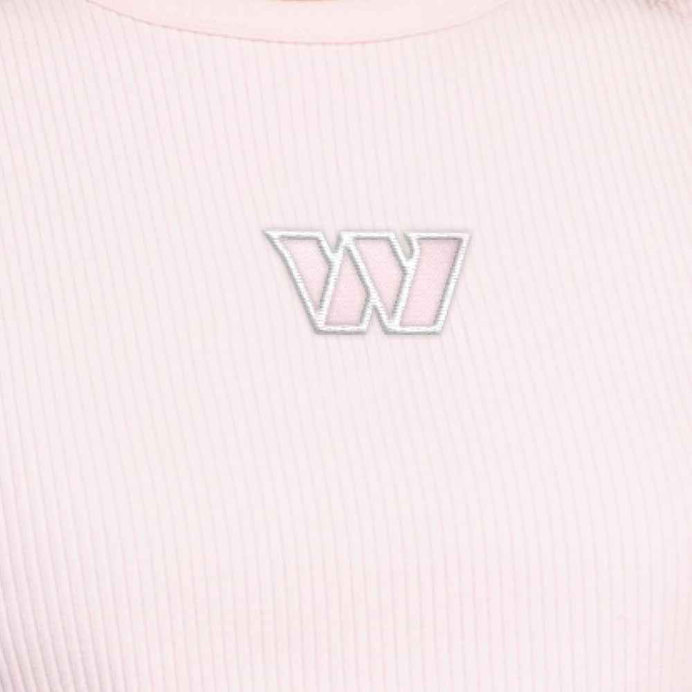 Washington Commanders Starter Women's Travel Pastels Cropped Tank Pastel Pink