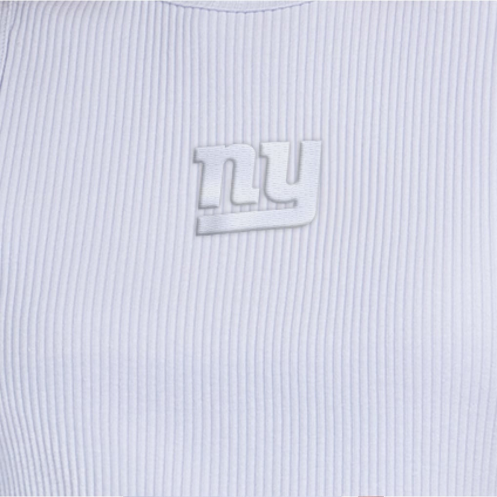 New York Giants Starter Women's Travel Pastels Cropped Tank Pastel Blue