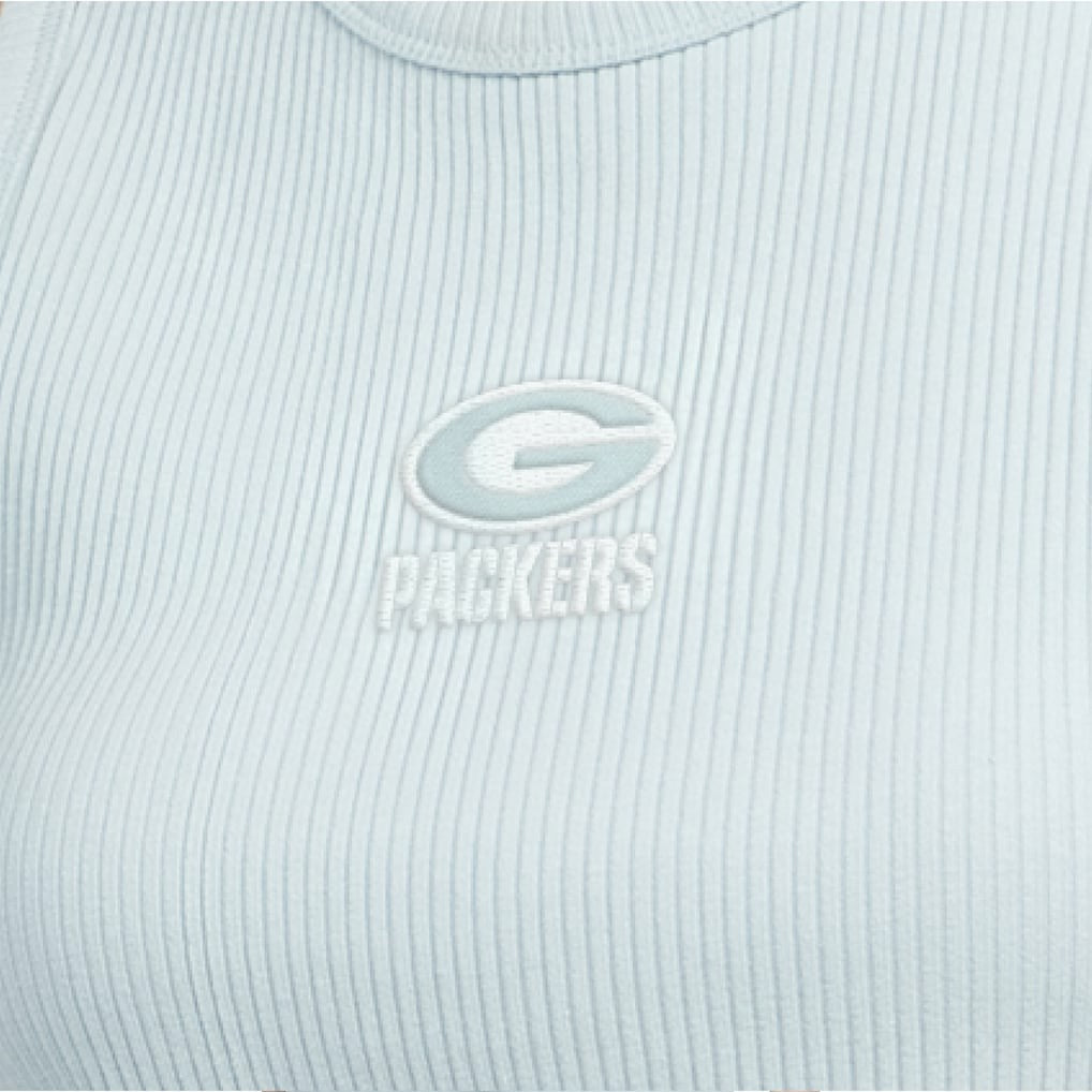 Green Bay Packers Starter Women's Travel Pastels Cropped Tank Pastel Green