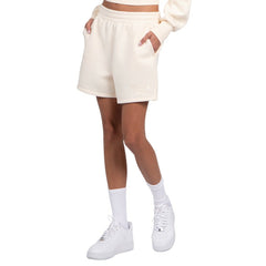 Philadelphia Eagles Starter Women's Throwback Travel Pastels Fleece Short Cream