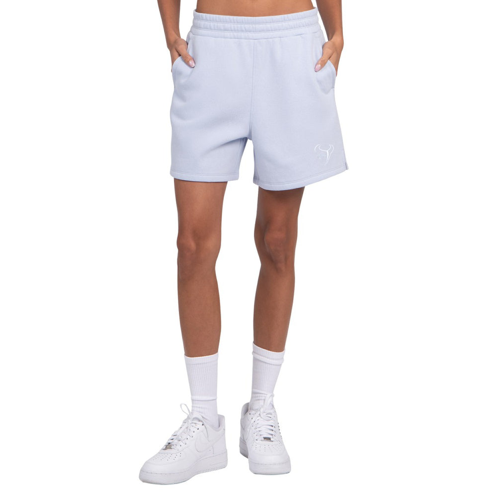 Houston Texans Starter Women's Travel Pastels Fleece Short Pastel Blue
