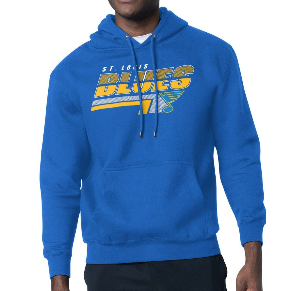 St. Louis Blues Starter Logo Push Fleece Hoodie - Blue - NHL 203500305
