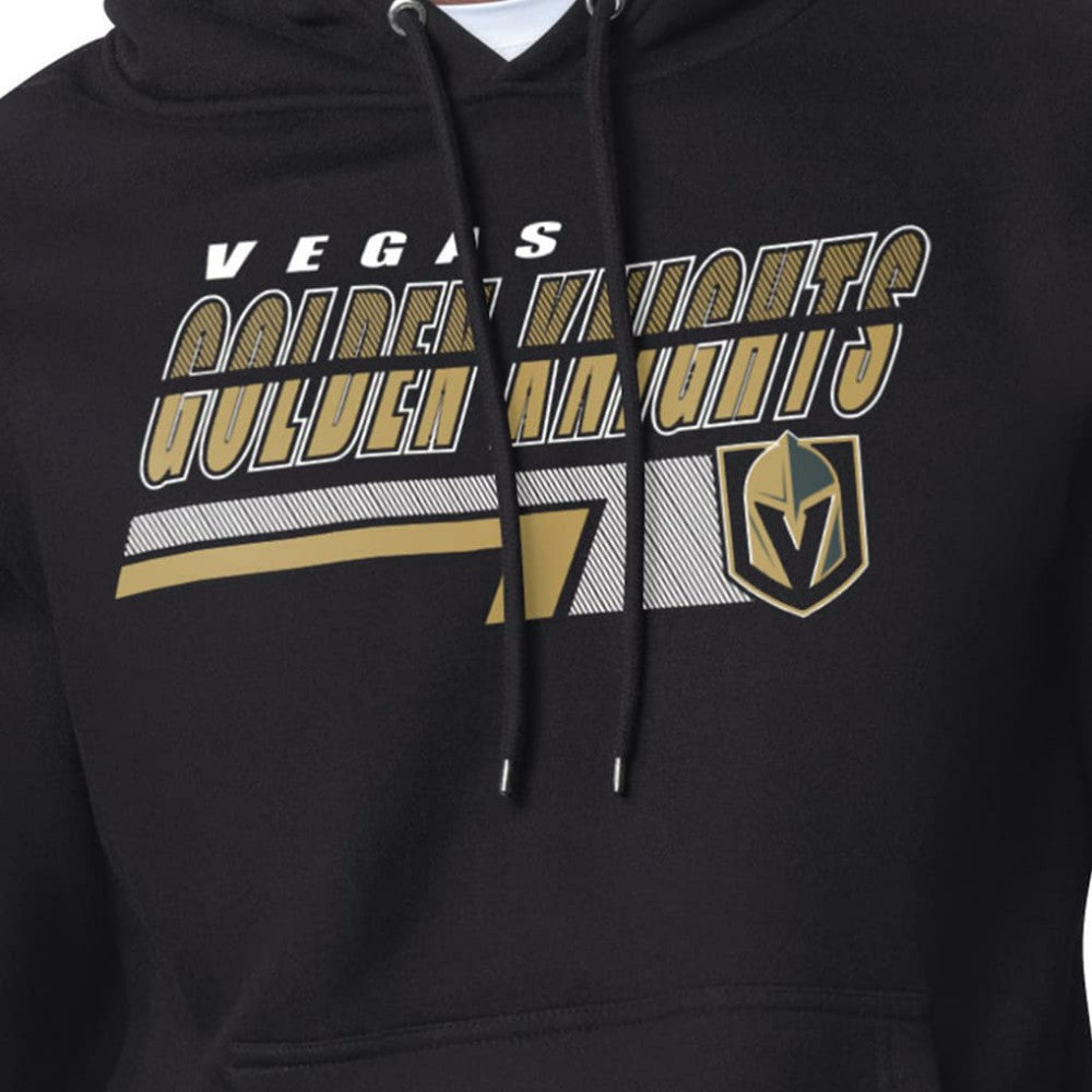 Vegas Golden Knights Starter Logo Push Fleece Hoodie - Black - NHL 203500317