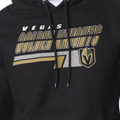Vegas Golden Knights Starter Logo Push Fleece Hoodie - Black - NHL 203500317