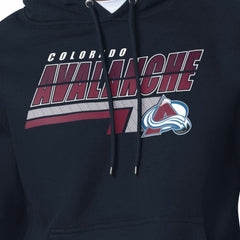 Colorado Avalanche Starter Logo Push Fleece Hoodie - Navy - NHL 203500318